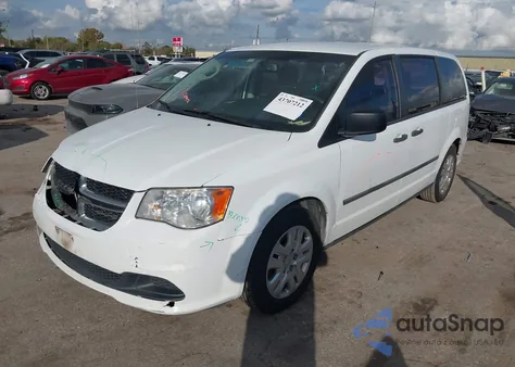 2016 Dodge Grand Caravan American Value Pkg from USA, damaged, VIN 2C4RDGBG8GR134673